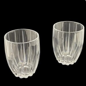 Set/2 Marquis By WATERFORD Crystal OMEGA 4.5" Double Old Fashioned Rocks Glasses